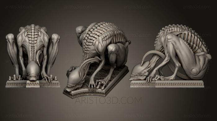Figurines heroes, monsters and demons (STKM_0548) 3D model for CNC machine
